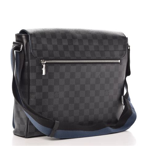 louis vuitton damier graphite district mm|Louis Vuitton damier wallet.